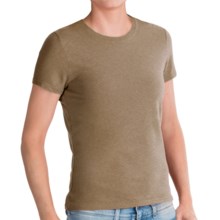64%OFF レディースカジュアルシャツ ストレッチコットンTシャツ - （女性用）半袖 Stretch Cotton T-Shirt - Short Sleeve (For Women)画像